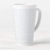 Tasse Latte Une surface entièrement blanche et sans fonctionna (Angle droit)