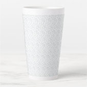 Tasse Latte Une surface entièrement blanche et sans fonctionna (Devant)