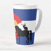 Tasse Latte Unicorne, Bigfoot et Jackalope (Angle droit)
