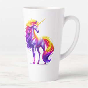 Tasse Latte Unicorne enchantée