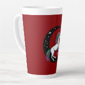 Tasse Latte Unicorne et Lune (Angle gauche)