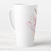 Tasse Latte Unicorne magique mignonne droitière (Angle gauche)