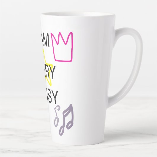 Tasse Latte Unique Designs Iam Very Busy (Droite)