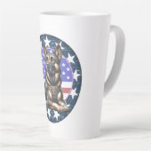 Tasse Latte Unité de chiens de police militaire K9 (Angle droit)