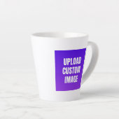 Tasse Latte Upload 2 Custom Image - Add Your Own To Print On A (Angle droit)