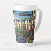Tasse Latte Upper West Side Manhattan NYC (Angle droit)
