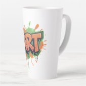 Tasse Latte Urban Splash Art Graffiti Pulse Bold Street Expres (Angle droit)