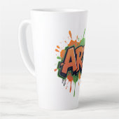Tasse Latte Urban Splash Art Graffiti Pulse Bold Street Expres (Angle gauche)