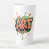 Tasse Latte Urban Splash Art Graffiti Pulse Bold Street Expres (Devant)