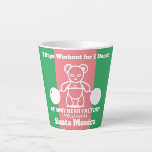 Tasse Latte Usine de l'ours (Devant)