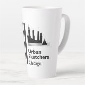 Tasse Latte Usk Chicago (Angle droit)