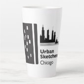 Tasse Latte Usk Chicago (Devant)