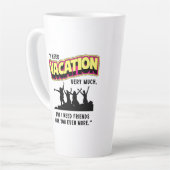 TASSE LATTE VACANCES (Angle gauche)
