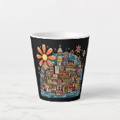 Tasse Latte vacances dans une île (Devant)