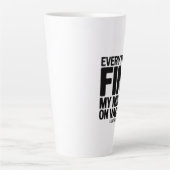 Tasse Latte Vacances de l'esprit (Devant)