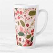 Tasse Latte Vacances d'hiver à Poinsettia (Droite)