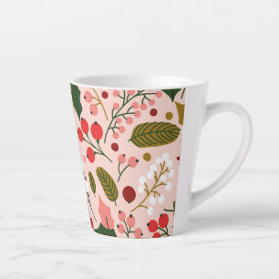 Tasse Latte Vacances d'hiver à Poinsettia