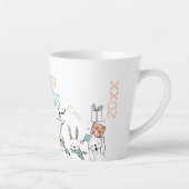 Tasse Latte Vacances Joyeux Joyeux Joy-oUS Mignons Animaux car (Droite)