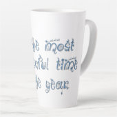 Tasse Latte Vacances Les Plus Merveilleuses (Angle droit)