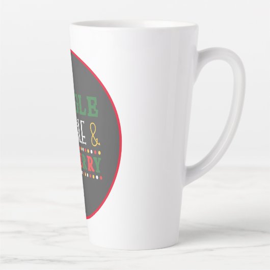 Tasse Latte Vacances Mingle & Jingle (Droite)