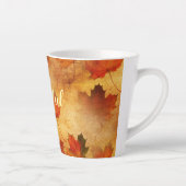 Tasse Latte Vacances Thanksgiving Automne (Droite)