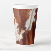 Tasse Latte Vache blanche Brown (Devant)