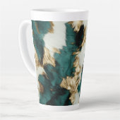 Tasse Latte Vache blanche de l'Ouest Emerald Gold (Angle gauche)