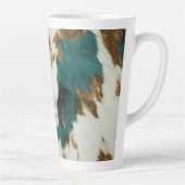 Tasse Latte Vache blanche de l'Ouest Emerald Gold (Droite)