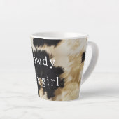 Tasse Latte Vache blanche noire (Angle droit)