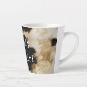 Tasse Latte Vache blanche noire (Droite)