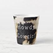 Tasse Latte Vache blanche noire (Devant)