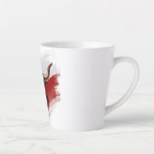 Tasse Latte Vache longhorne du Texas (Droite)