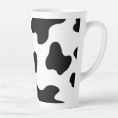 Tasse Latte Vache moderne belle noire et blanche (Droite)