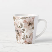 Tasse Latte Vachère Fleurie Sud-Ouest Brun Rose (Droite)
