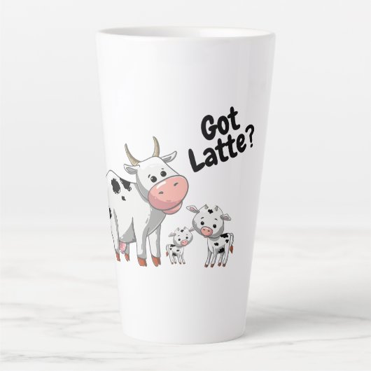 Tasse Latte Vaches en latte (Devant)