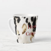 Tasse Latte Vachette noire blanche sud-ouest (Angle gauche)