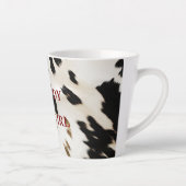 Tasse Latte Vachette noire blanche sud-ouest (Droite)