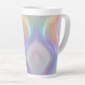 Tasse Latte Vagues de Lumière (Angle droit)