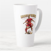 Tasse Latte vagues de victoire (Angle droit)