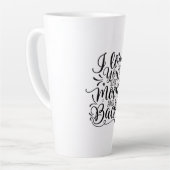 Tasse Latte Valentine Art Je T'Aime À La Lune (Angle gauche)