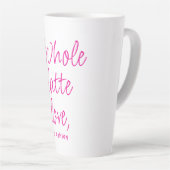 Tasse Latte Valentine entier Latte Love Hot Pink (Angle droit)