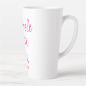 Tasse Latte Valentine entier Latte Love Hot Pink (Droite)
