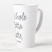 Tasse Latte Valentine entier Lotta Latte Noir et Blanc (Angle droit)