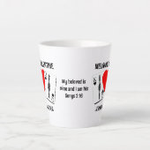 Tasse Latte Valentine MELANIN QUEEN KING CARTES DE JEU Couples (Devant)