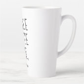 Tasse Latte Valentine tout Lota Love Script noir (Droite)