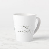 Tasse Latte Valentine Vous Êtes Si Belle Fleur Aquarelle (Angle droit)