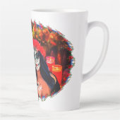 Tasse Latte Vallarta Catrinas avec fleurs et bougies 1718 (Droite)