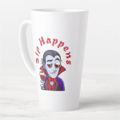 Tasse Latte Vampire Chic - Ça arrive de boire (Angle gauche)
