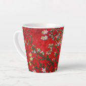 Tasse Latte Van Gogh Almond Blossoms Rouge (Angle gauche)