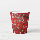 Tasse Latte Van Gogh Almond Blossoms Rouge (Devant)